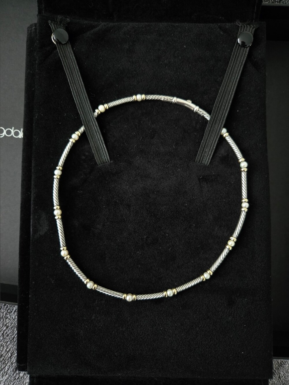 David Yurman Choker Collar Necklace Metro Station Cable Collection